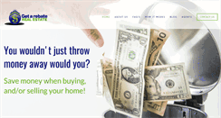 Desktop Screenshot of getarebaterealestate.com